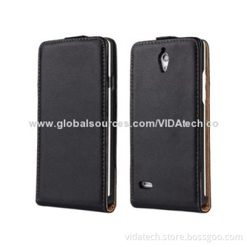 Leather Case, Vertical Flip for Huawei G700